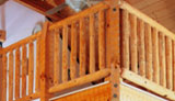 rustic balusters