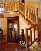 rustic stair railings